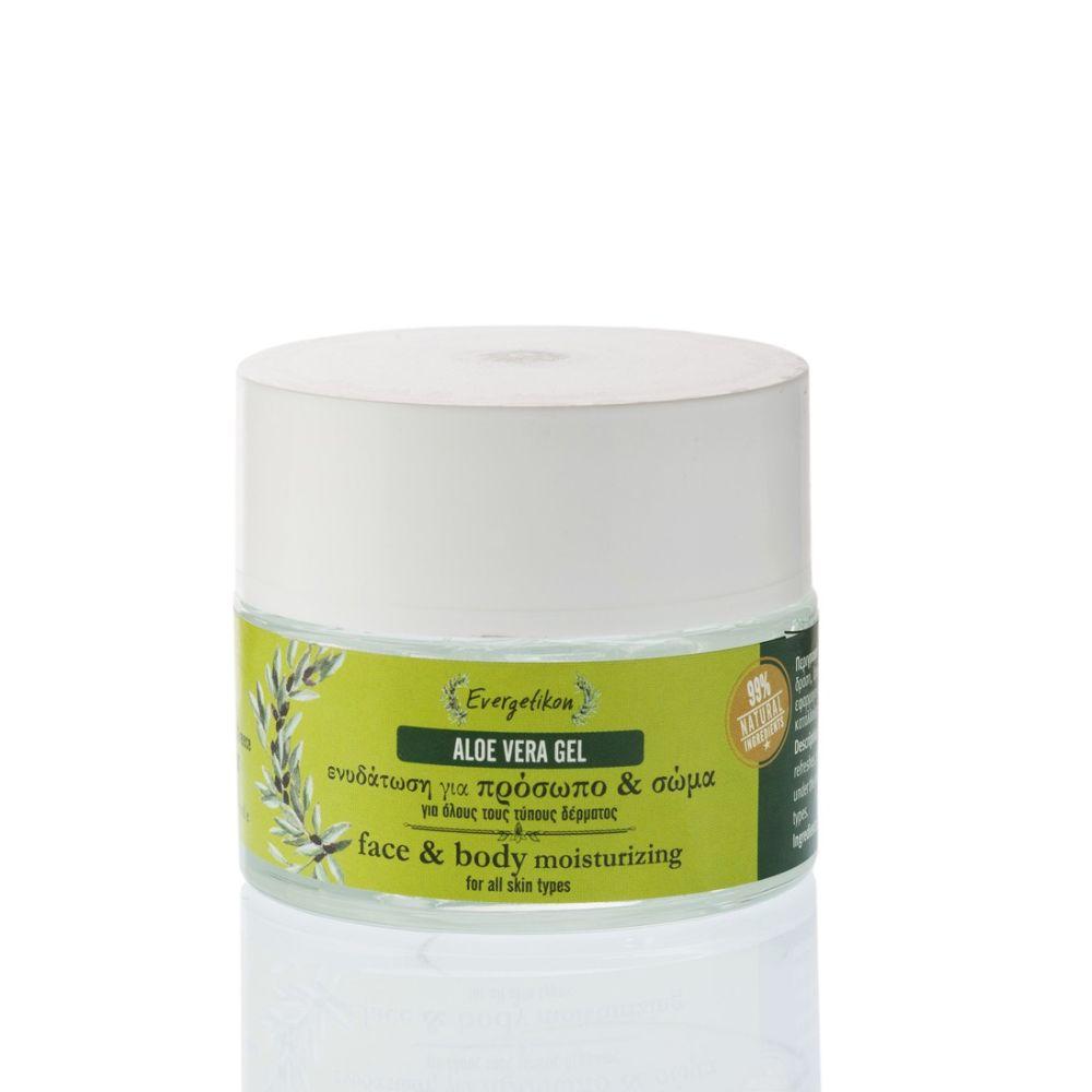 Gel Hidratant 100% Natural cu Aloe Vera - 50ml Evergetikon