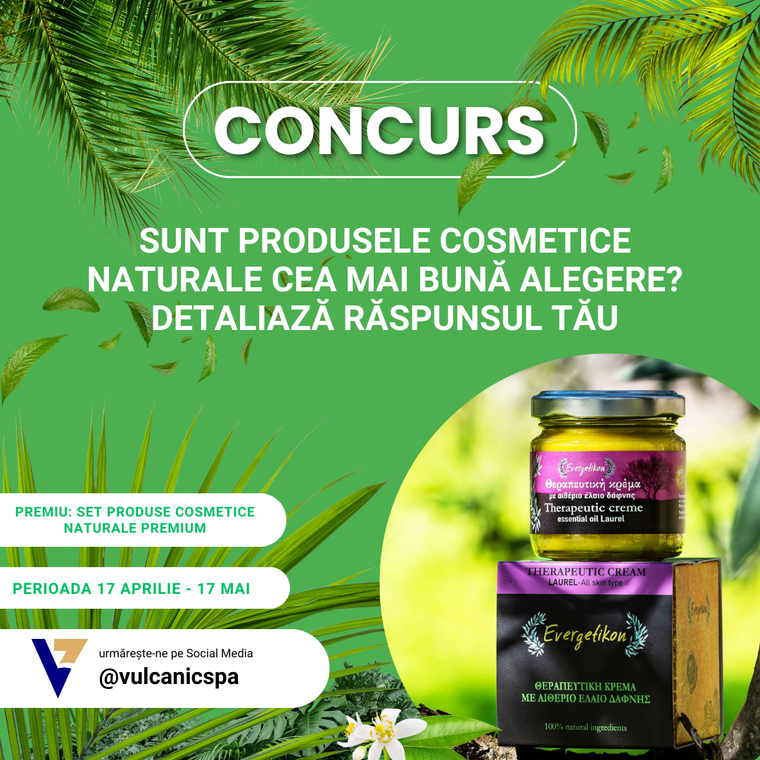 Câștigă Răsfățul Natural de la Vulcanic Spa