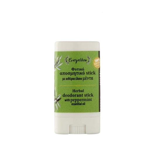 Deodorant Stick Herbal 100% Natural cu Ulei Esențial de Mentă - 15ml Evergetikon