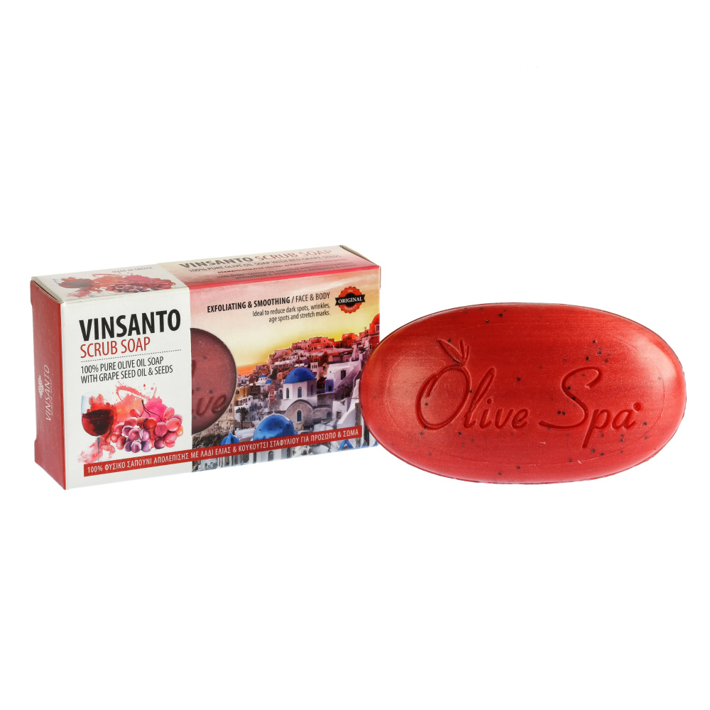 Săpun Exfoliant Vinsanto cu Ulei de Sâmburi de Struguri, 90 gr