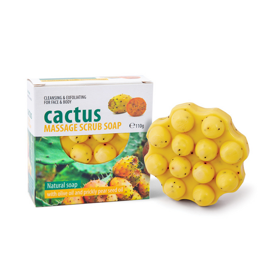 Săpun Scrub cu Ulei de Măsline și Ulei de Semințe de Cactus, 110 gr